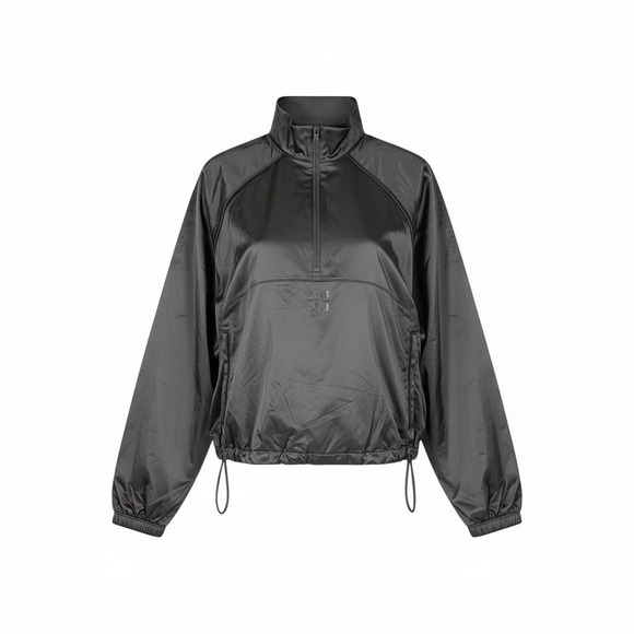 Women's Lululemon Stretch Satin Flocked Jacket Black Size Medium
